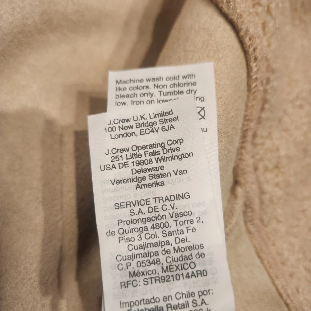 J. Crew Cozy Tan Crew Neck Sweater